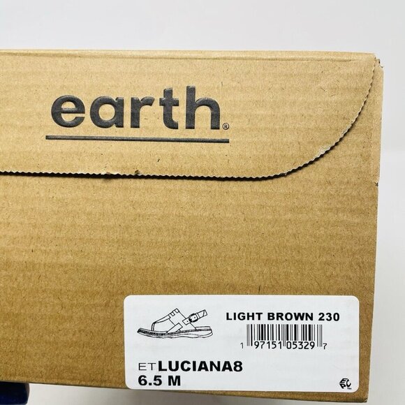 Earth Womens Size 6.5M Luciana Adjustable Ankle Strap Casual Flat Sandals $99 - Picture 8 of 8